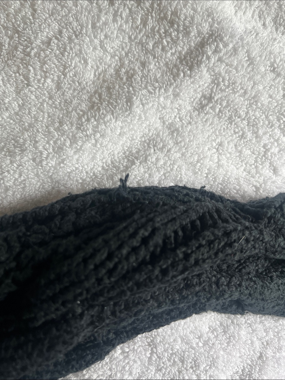 Free People Black Cropped Cable Knit Button-Front Cardigan - Picture 5 of 7